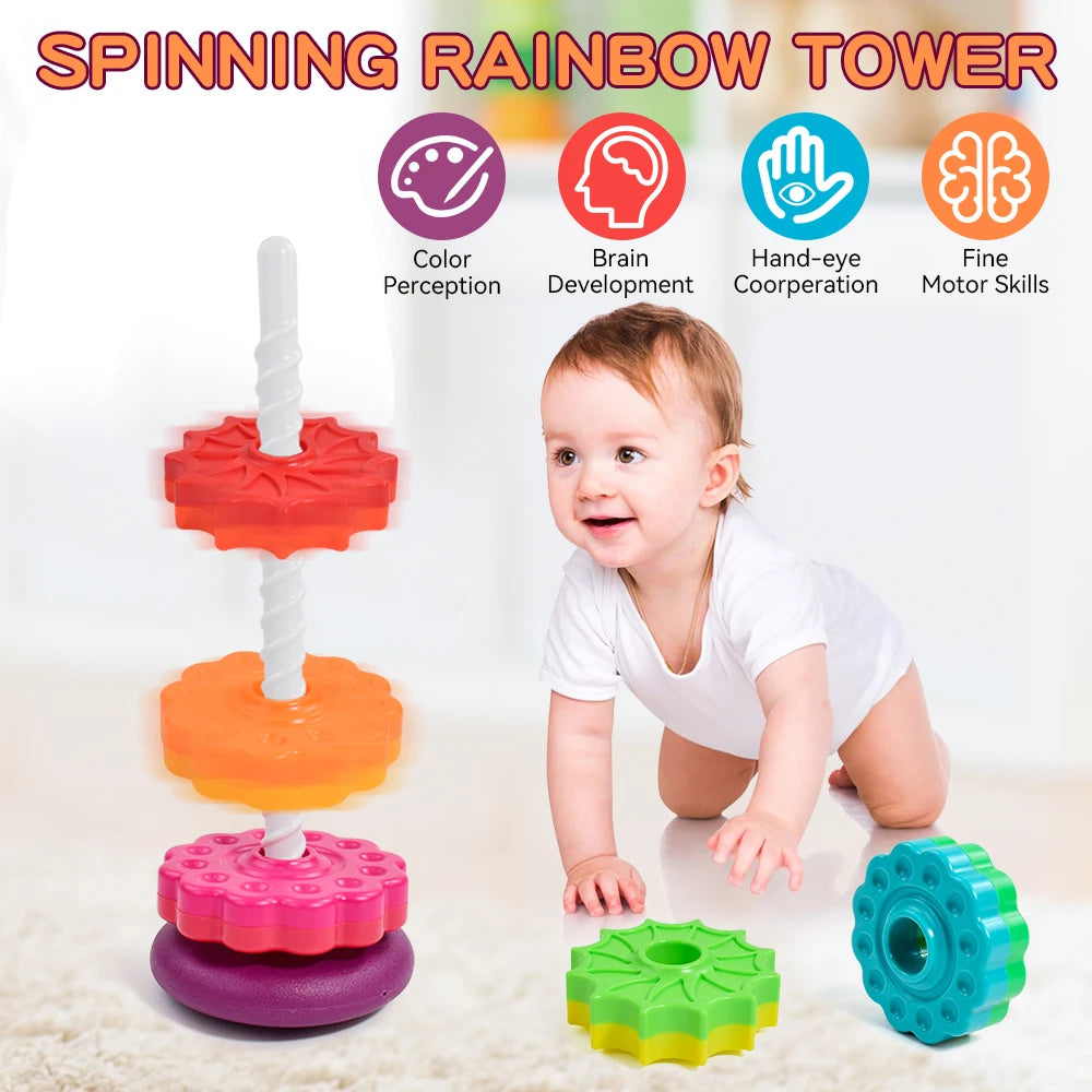 Rainbow Stack Fun