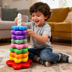 Rainbow Stacking Fun