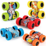 Children's toy car fun double-sided