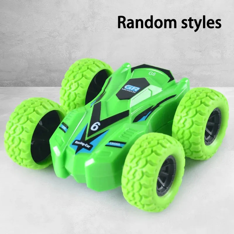 Children's toy car fun double-sided