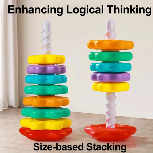 Rainbow Stacking Fun