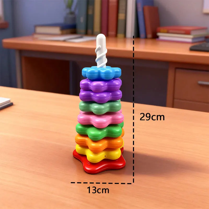 Rainbow Stacking Fun