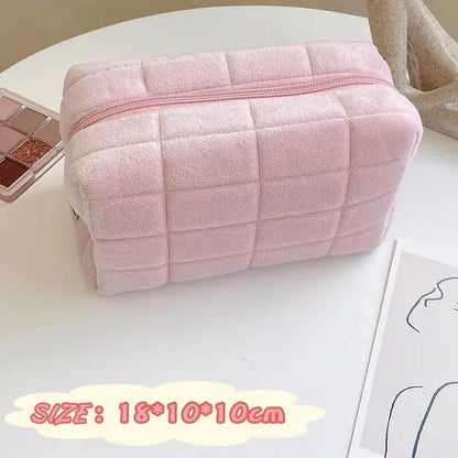 Solid Fur Multi-Purpose Cosmetic Organiser Bag