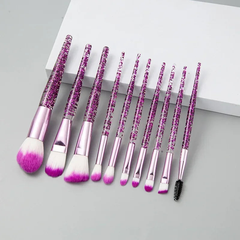 10pcs Professional Makeup Brush Set