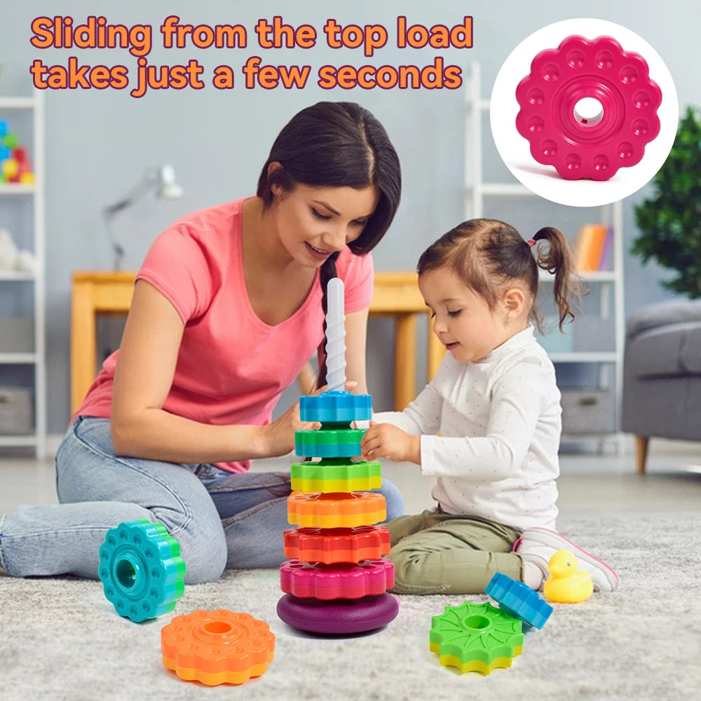 Rainbow Stack Fun